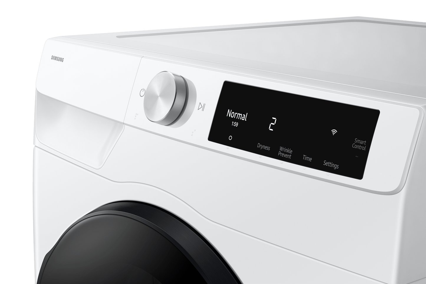 Samsung DV25FG62B0BE Compact Ventless Heat Pump Dryer Wi-Fi Connectivity Energy Efficient 4.0 Cu.Ft.