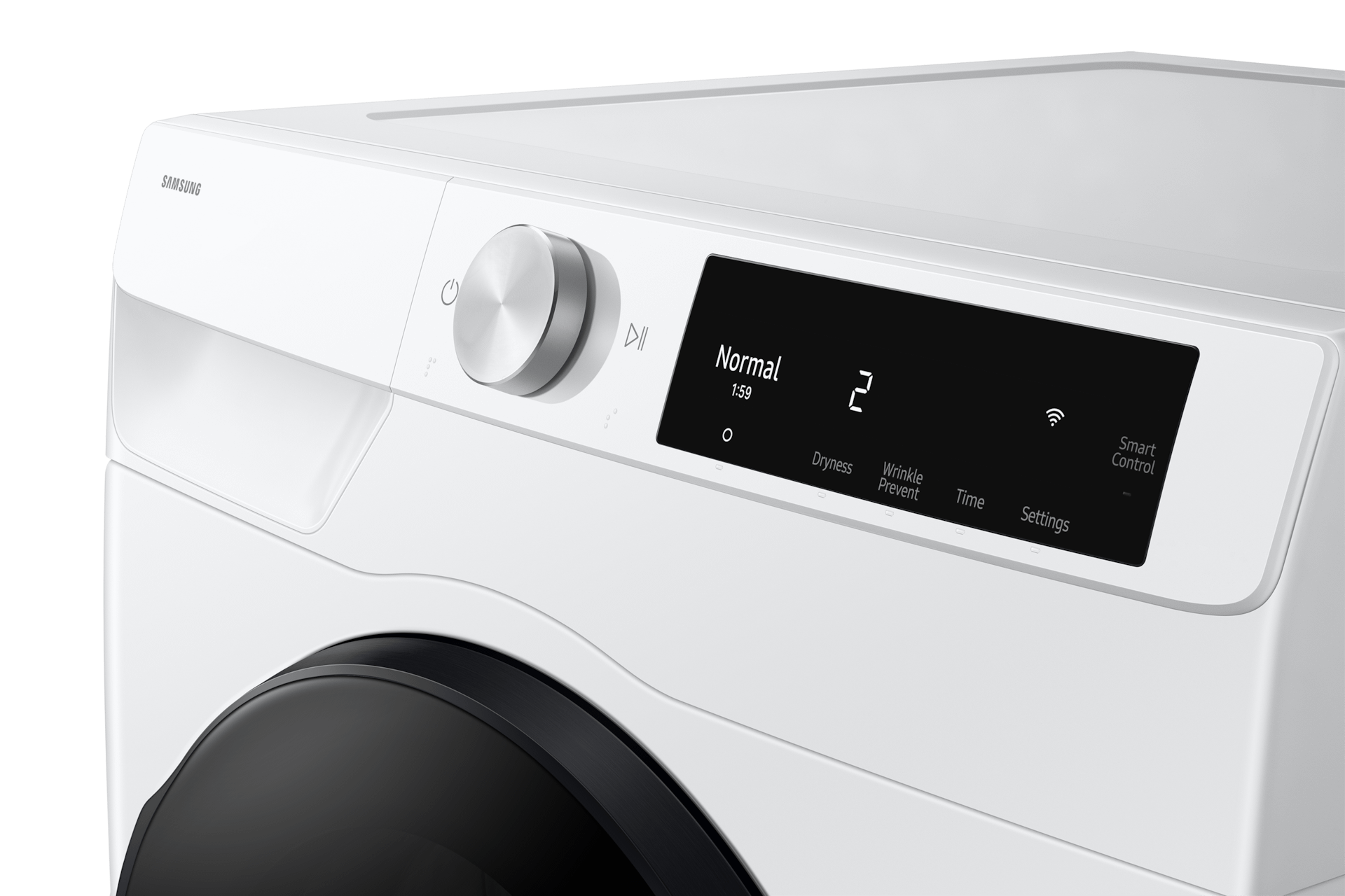 Samsung DV25FG62B0BE Compact Ventless Heat Pump Dryer Wi-Fi Connectivity Energy Efficient 4.0 Cu.Ft.