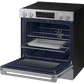 Samsung NSE90H63SR Bespoke Smart Slide-In Electric Range Pro Style Elite Design Illuminated Knobs Air Fry Max