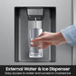 Samsung RF32CG5B30SR Bespoke Ai 3-Door French Door Mega Capacity External Water & Ice Dispenser 31 Cu.Ft.