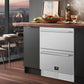 Forno FDROD161124S Forno Como 24-Inch Indoor Outdoor Drawer Refrigerator, 4.87 Cu.Ft, Stainless Steel Interior, Adjustable Shelves, Led Lighting