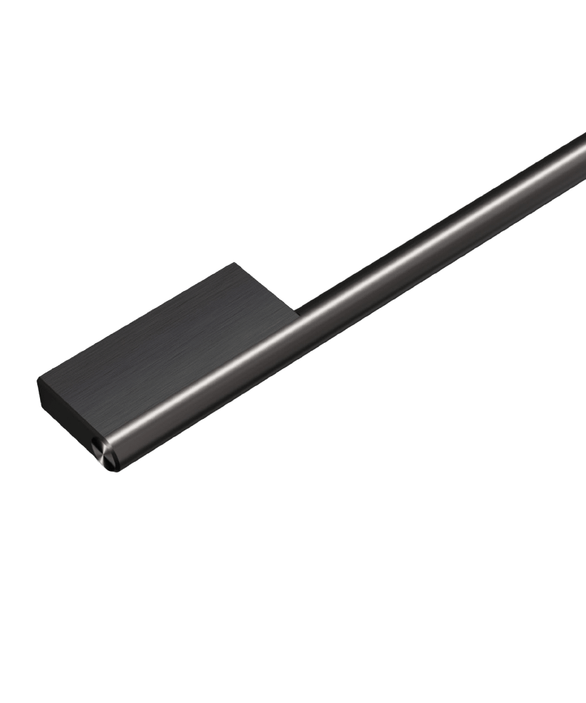 Fisher & Paykel AHD7DDDW24B Contemporary Brushed Black Handle, 24"