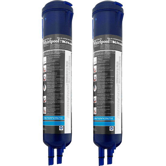 Jennair 4396710P Refrigerator Water Filter- In The Grille Push Button (2 Pack)