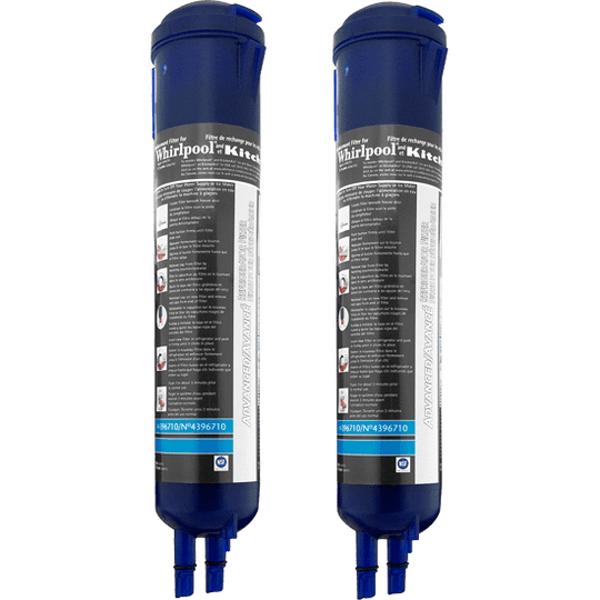 Jennair 4396710P Refrigerator Water Filter- In The Grille Push Button (2 Pack)