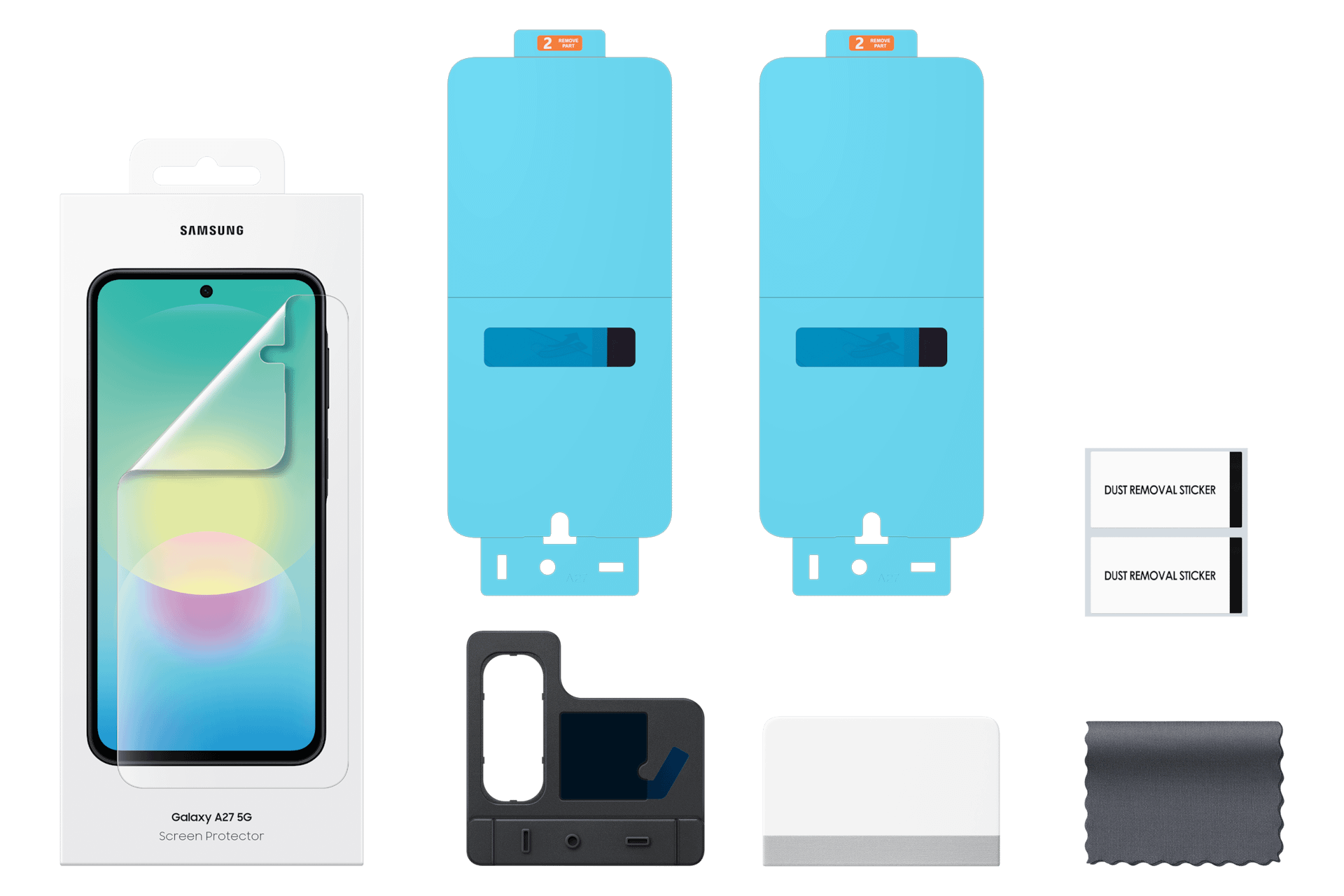 Samsung EFUA276CTEGUS Galaxy A27 5G Screen Protector, Transparent
