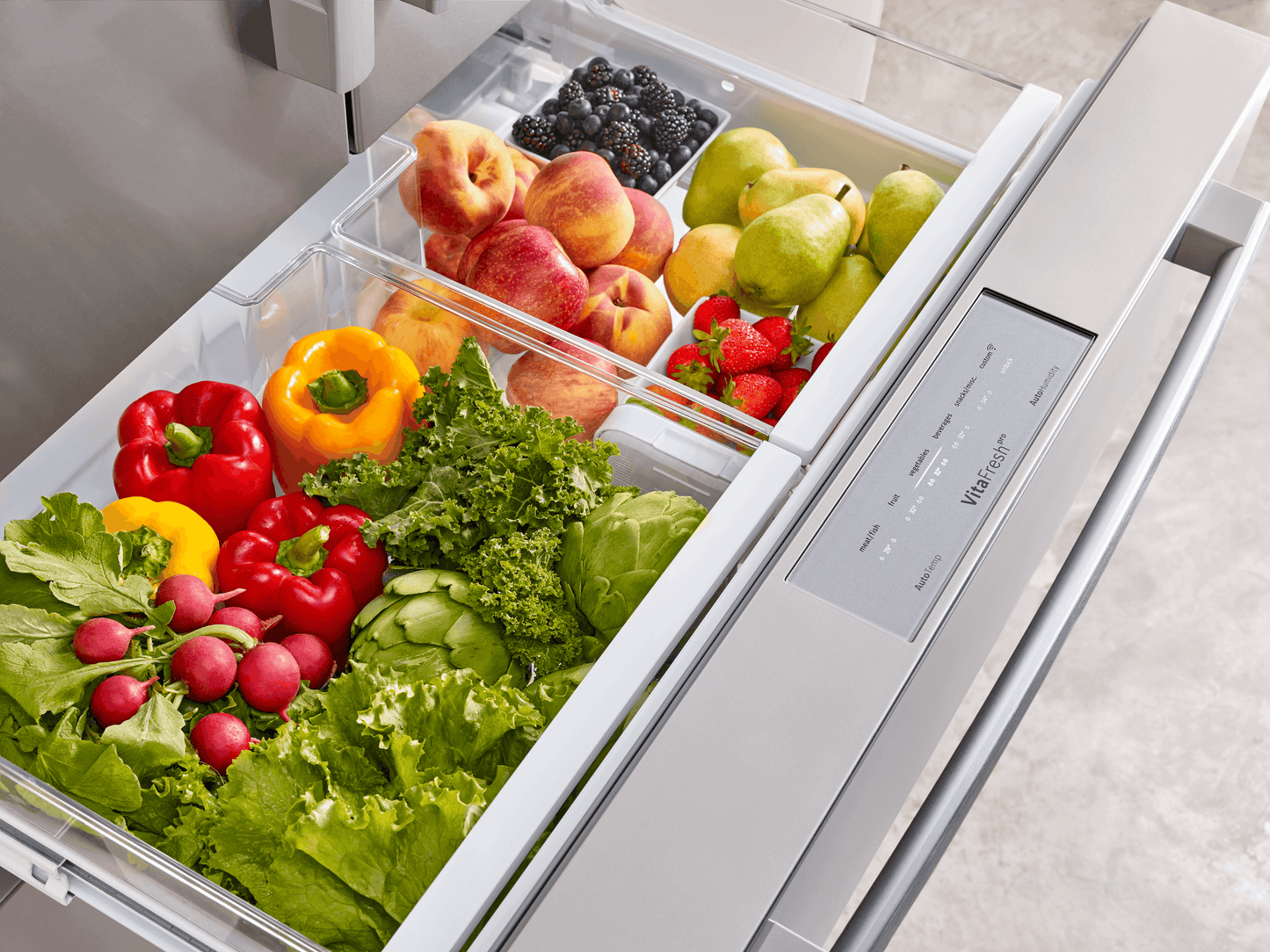 Bosch B36CL84SNS 800 Series, French Door Bottom Freezer, Multi Door, 36'', Brushed Steel (With Anti-Fingerprint)