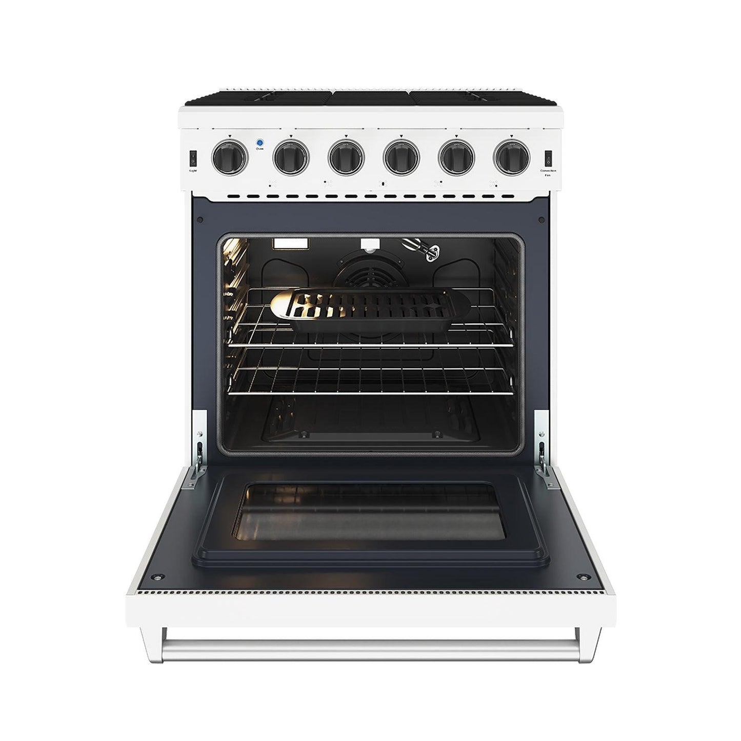 Thor Kitchen LRG3001UW 30 Inch Professional Gas Range In White