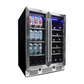 Danby DBC051D1BSS Danby 24 Under Counter French Door Beverage Center In Stainless Steel