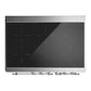 Ilve UMDIB40QNR3BUC Ilve Umdib40Qnr3Buc Majestic Iii 40 Inch Induction Range With 6 Elements, 3.82 Cu. Ft. Total Oven Capacity (Solid Door, Burgundy, Chrome)