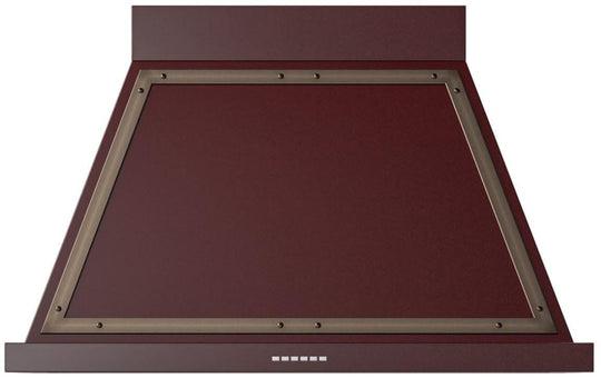 Ilve UANB40BUB Nostalgie 40 Inch Burgundy Wall Mount Range Hood