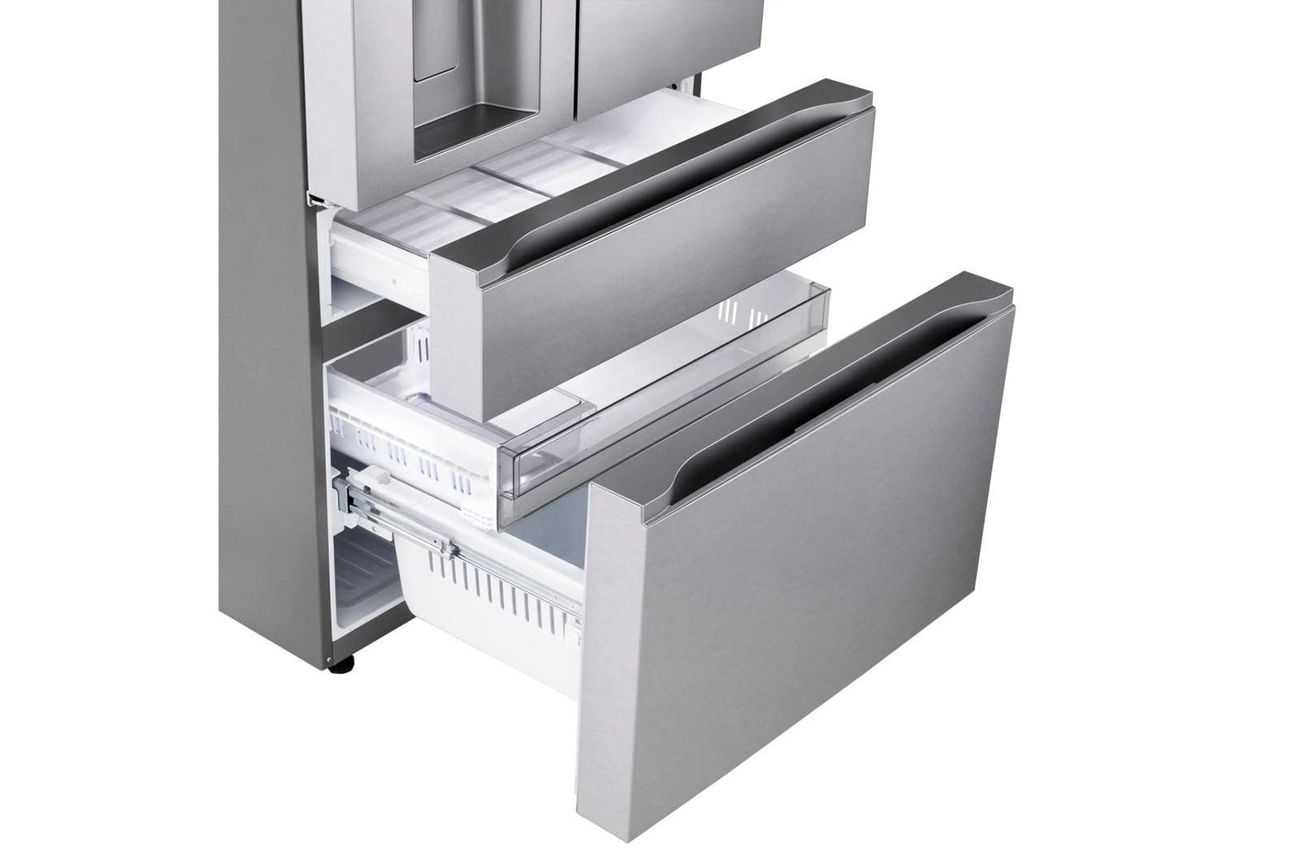 Lg LF29S9730S 29 Cu. Ft. Standard-Depth Max&#8482; 4-Door French Door Refrigerator With Mini Craft Ice&#8482; And Full-Convert Drawer&#8482;