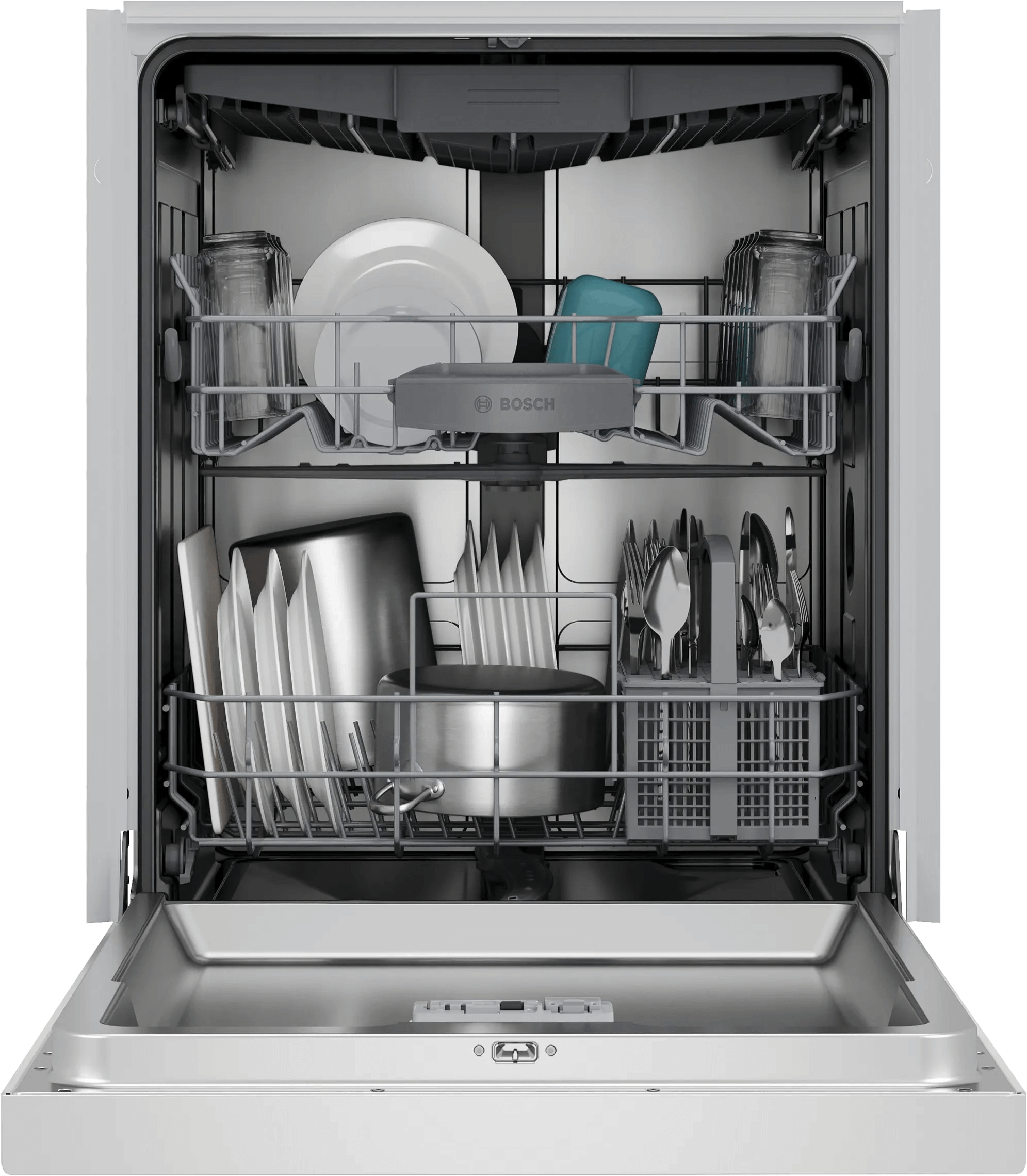 Bosch 300 Series 24" Built-In Dishwasher with 3rd Rack and AquaStop Plus