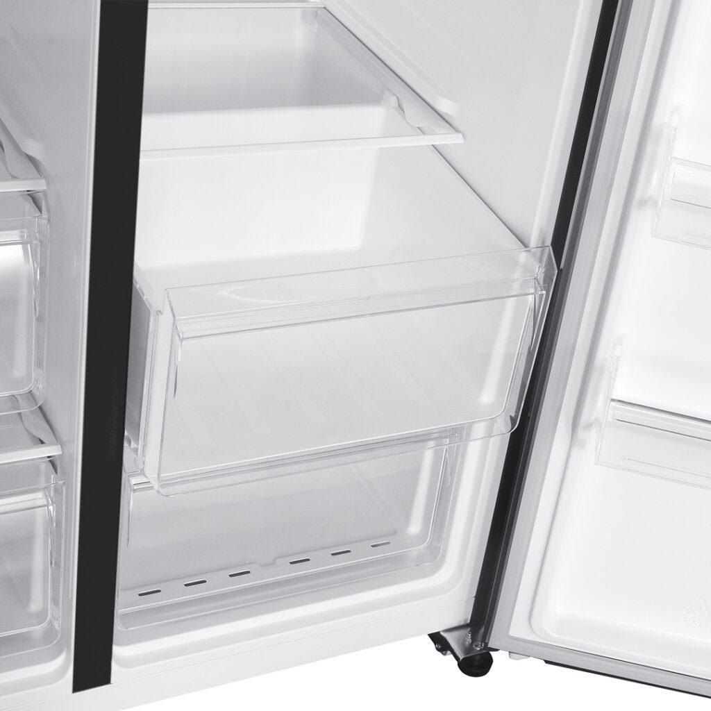Danby DFF212B1SLDB Danby 21.2 Cu. Ft. Side-By-Side Refrigerator In Stainless Steel Look