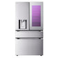 Lg LF29S9775S 29 Cu. Ft. Standard-Depth Max™ 4-Door French Door Refrigerator With Mirror Instaview® Mycolor™ And Mini Craft Ice™