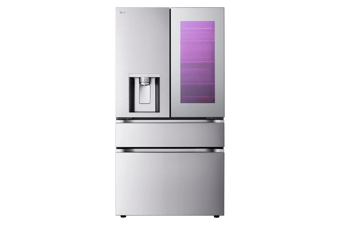 Lg LF29S9775S 29 Cu. Ft. Standard-Depth Max&#8482; 4-Door French Door Refrigerator With Mirror Instaview® Mycolor&#8482; And Mini Craft Ice&#8482;