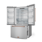 Thor Kitchen RF3621CTD99RSG 36 Inch 20.3 Cu Ft French Door Counter Depth Refrigerator With Ice Maker In Stainless Steel/Rose Gold Gordon Ramsay Series - Rf3621Ctd99-Rsg