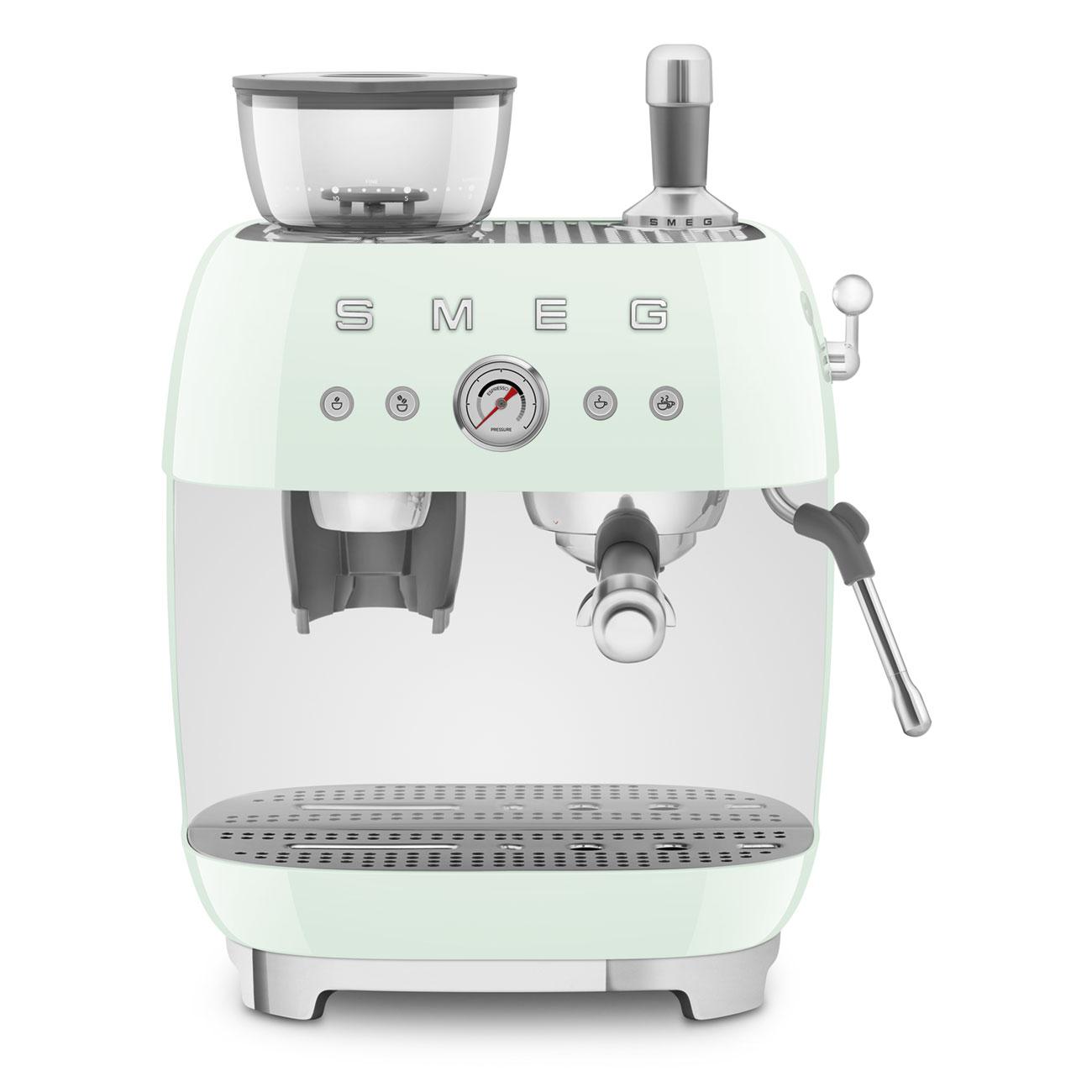 Smeg EGF03PGUS Espresso Coffee Machine Pastel Green Egf03Pgus