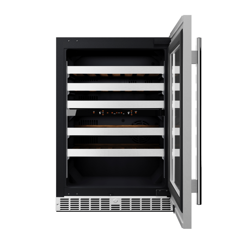 Element Appliance EWD24BES Cellara By Element 24 In., 46 Bottle Dual-Zone Wine Cooler - Stainless Steel