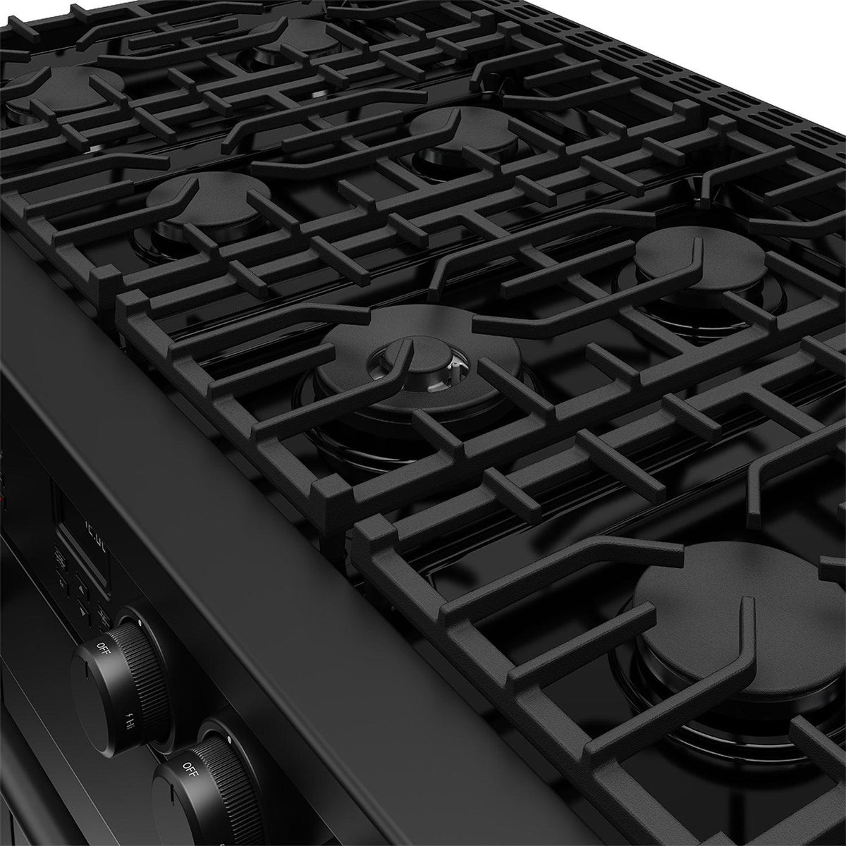 Thor Kitchen ARG48BLP 48 Inch Contemporary Professional Liquid Propane Range In Black