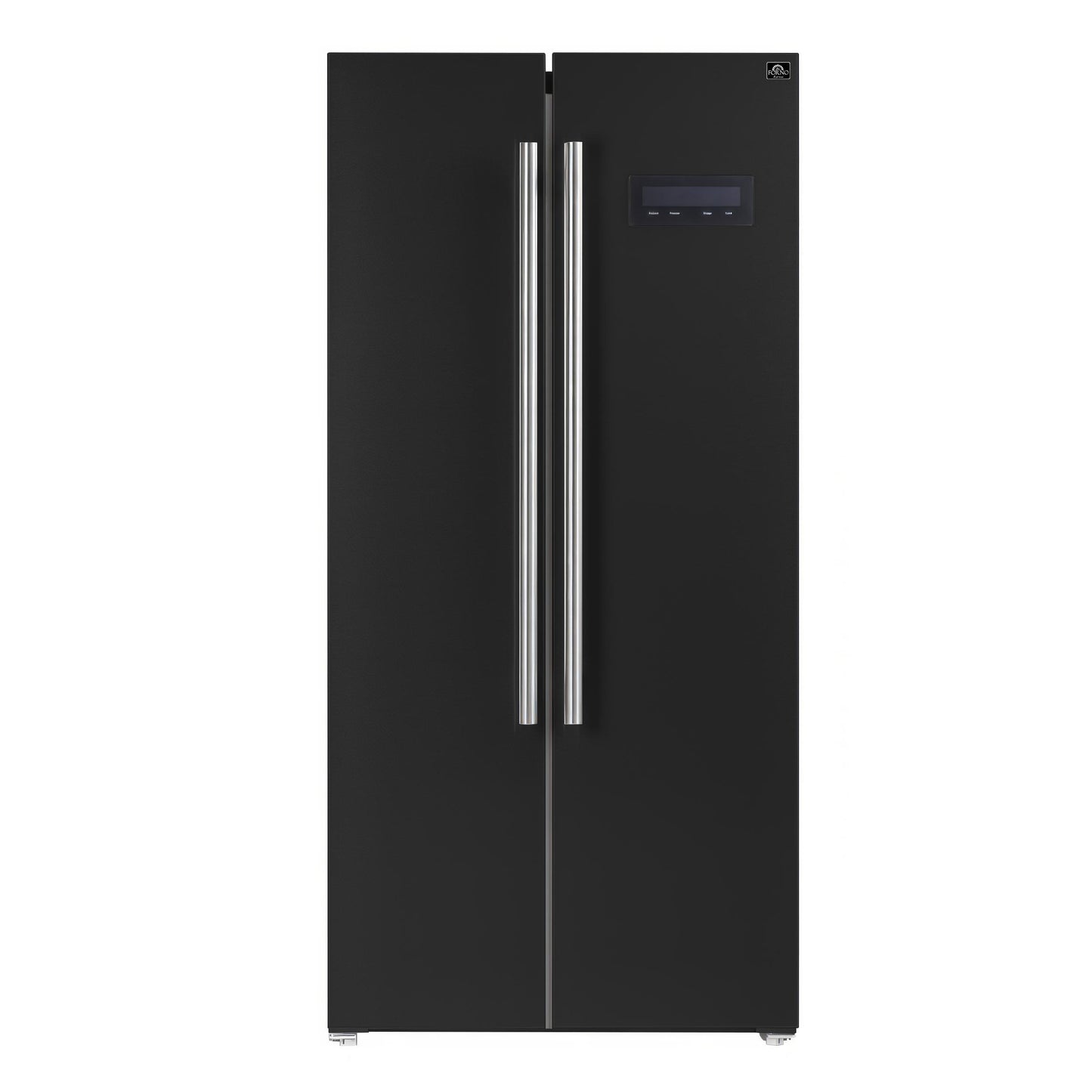 Forno FFRBI180533BLK Forno Salerno Espresso 33-Inch Black Side-By-Side Refrigerator, 15.6 Cu. Ft., Energy-Efficient, No Frost, Modern Design
