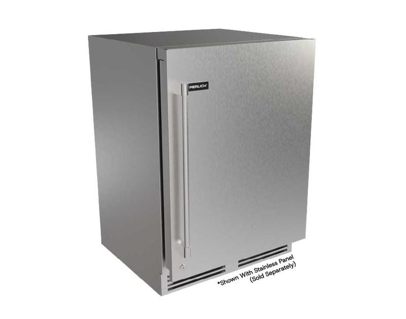 Perlick G5BC24SC G5 24" Solid Door Beverage Center - Factory Right (Adjustable) Hinge - Indoor/Outdoor Rated