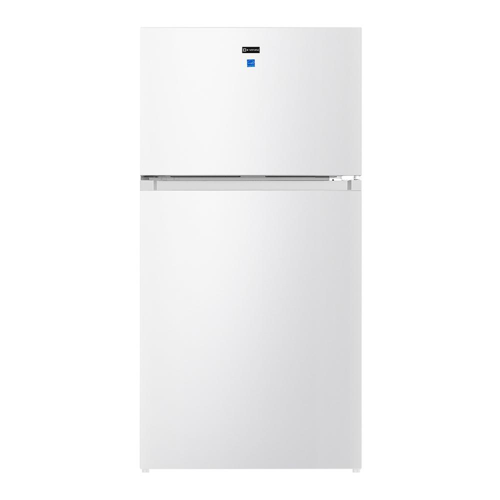 Verona VEFTF3018RWH Verona Veftf3018Rwh 30 Inch Top Freezer Refrigerator With 18.1 Cu. Ft. Total Capacity, Led Lighting, Reversible Doors, Gallon Door Storage, Recessed Handle, Energy Star (White)
