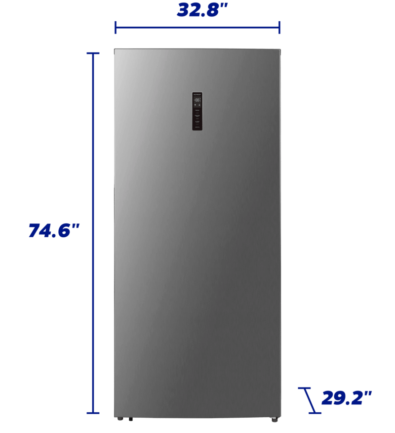 Element Appliance EHUF21CECS Element 21.2 Cu. Ft. Upright Convertible Freezer / Refrigerator - Stainless Steel, Energy Star (Ehuf21Cecs)