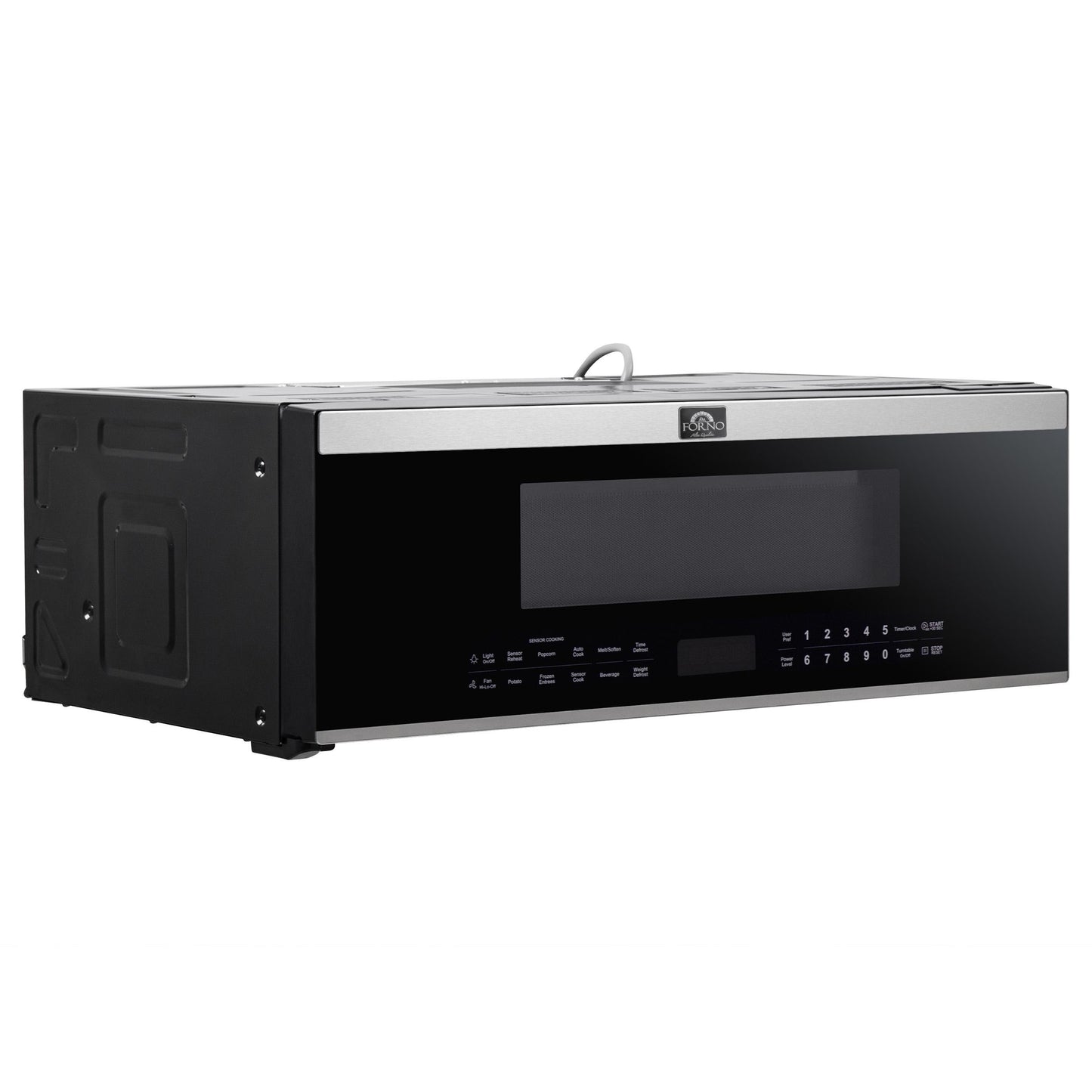 Forno FOTR308030 Forno Padula Over The Range Microwave, 30-Inch 1.2 Cu.Ft., Stainless Steel, 400 Cfm, Sensor Cook