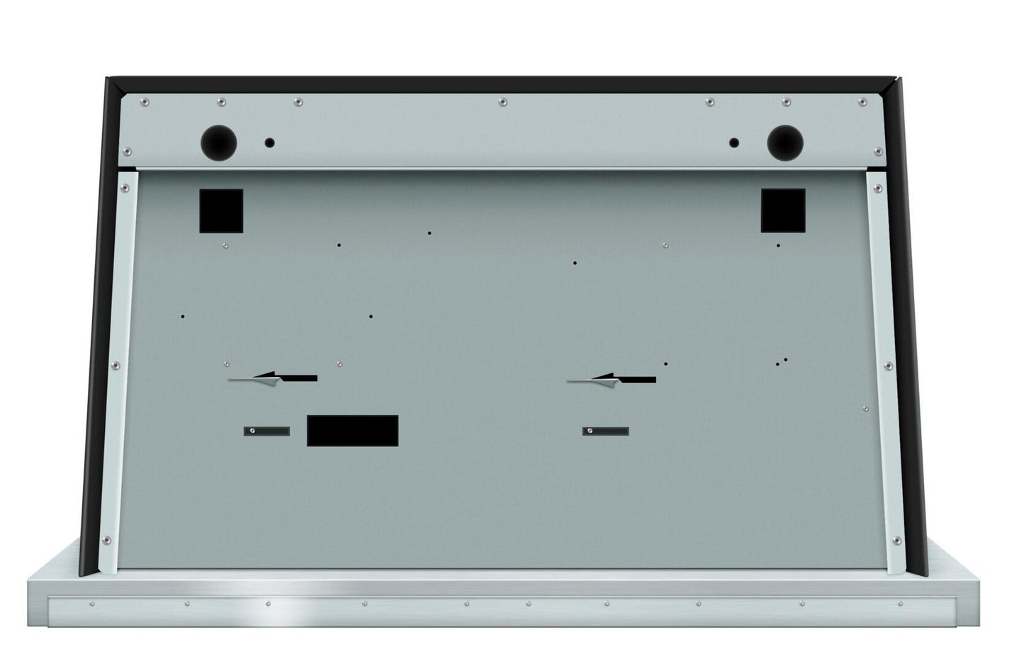 Ilve UAM76BK Majestic 30 Inch Glossy Black Wall Mount Range Hood