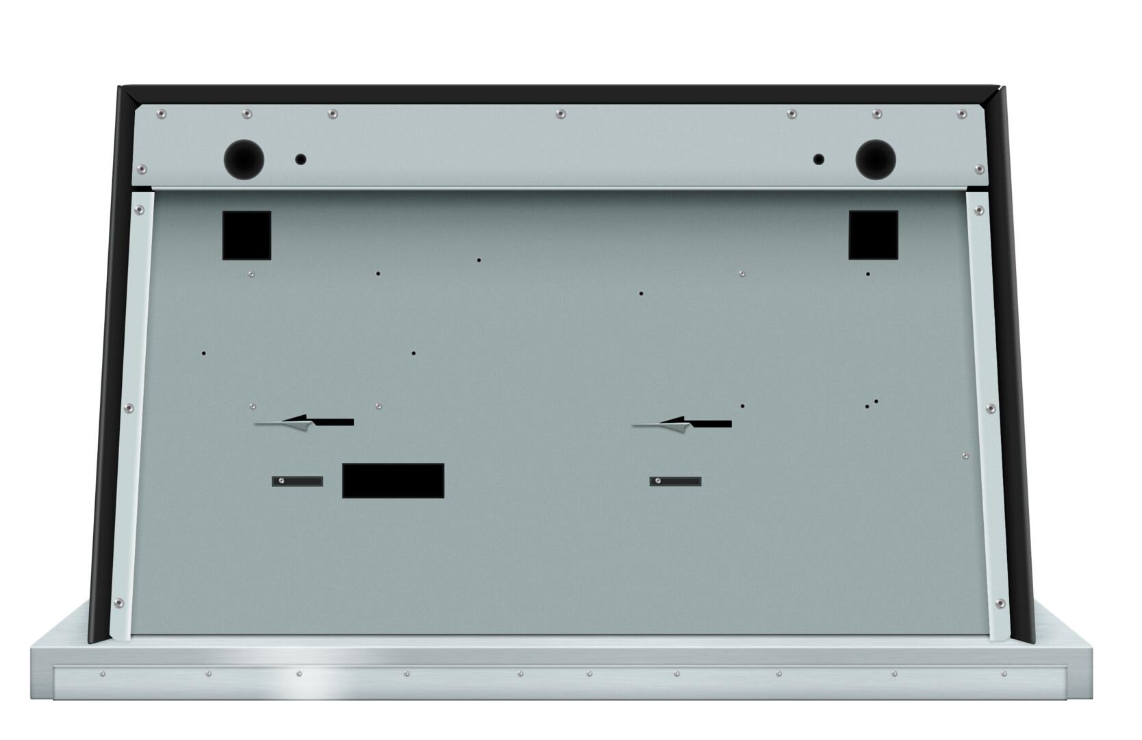 Ilve UAM76BK Majestic 30 Inch Glossy Black Wall Mount Range Hood