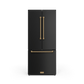 Thor Kitchen RF3017FFD00BRZ 30 Inch 17.7 Cu Ft French Door Counter Depth Refrigerator With Ice Maker In Black/Bronze Gordon Ramsay Series - Rf3017Ffd00-Brz