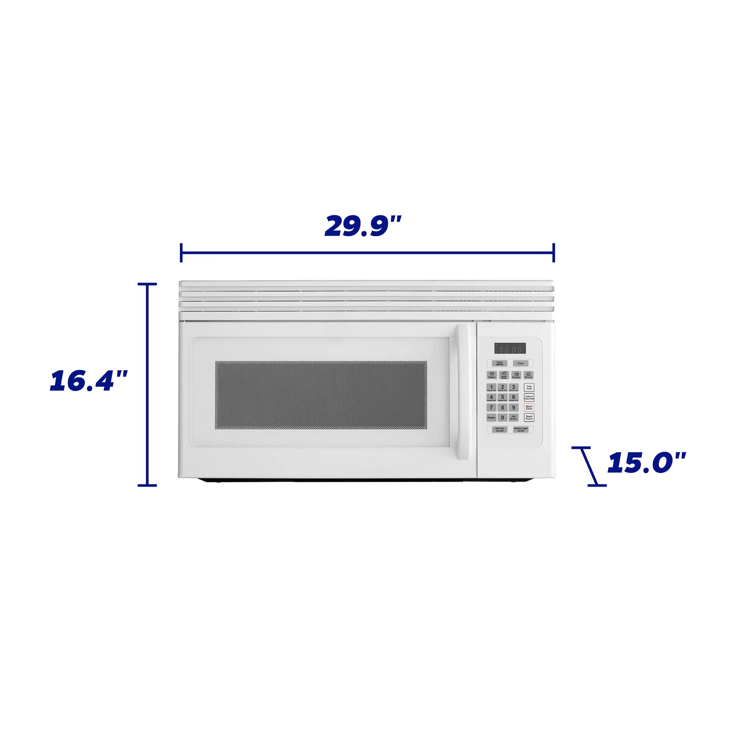 Element Appliance EM1601RQCW Element 1.6 Cu. Ft. Over-The-Range Microwave - White (Em1601Rqcw)