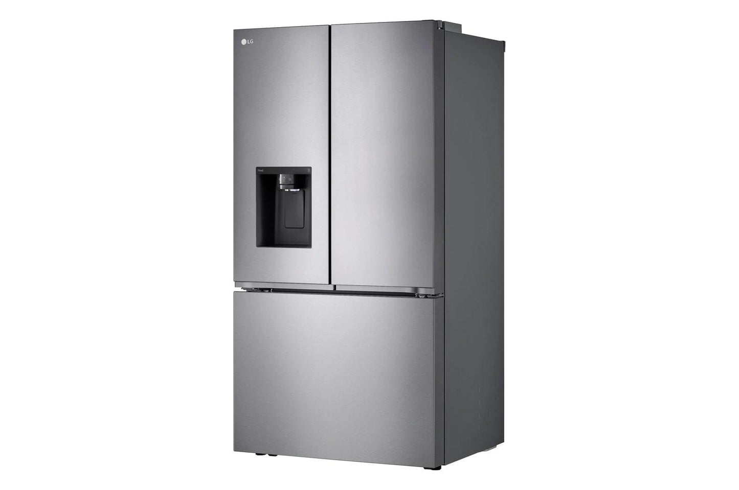 Lg LF26C6230V 26 Cu. Ft. Counter Depth Max 3-Door French Door Refrigerator With Ice And Water Dispenser