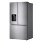 Lg LF26C6230V 26 Cu. Ft. Counter Depth Max 3-Door French Door Refrigerator With Ice And Water Dispenser