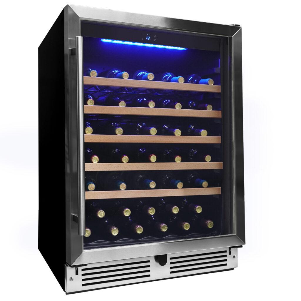 Danby DWC057D1BSS Danby 24" Under Counter Wine Cooler In Black Stainless Steel