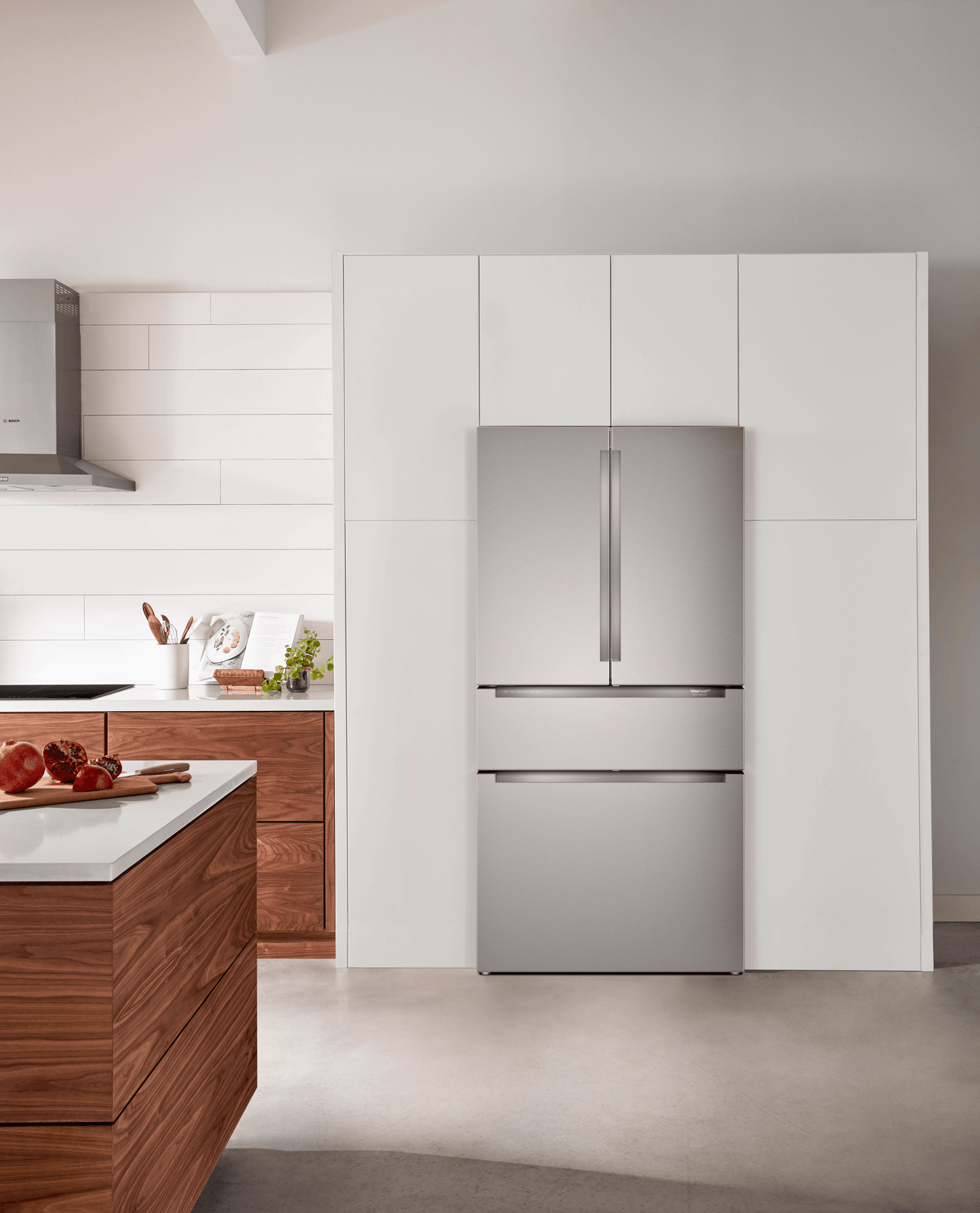 Bosch B36CL84ENS 800 Series, French Door Bottom Freezer, Multi Door, 36'', Brushed Steel (With Anti-Fingerprint)