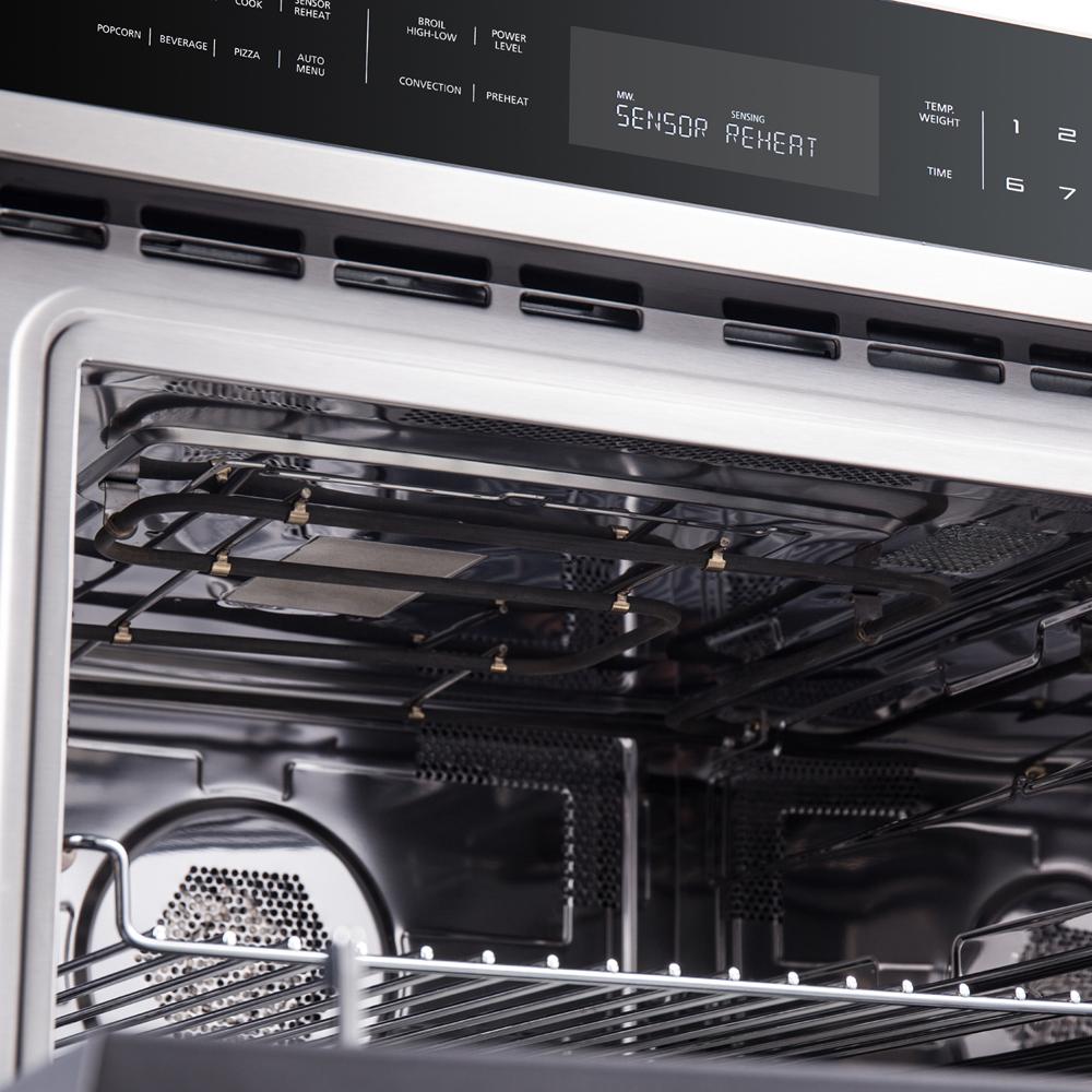 Forno FMWDR309330 Forno Oliena 30-Inch Compact Oven And 1000 Watt Microwave, 1.6 Cu.Ft, Convection Oven