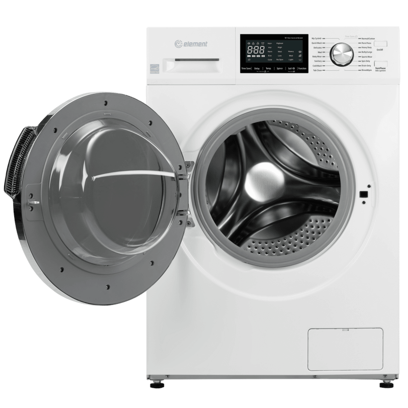 Element Appliance EFL2724BW Element 24-Inch 2.7 Cu. Ft. Compact Front Load Washer - White, Energy Star (Efl2724Bw)