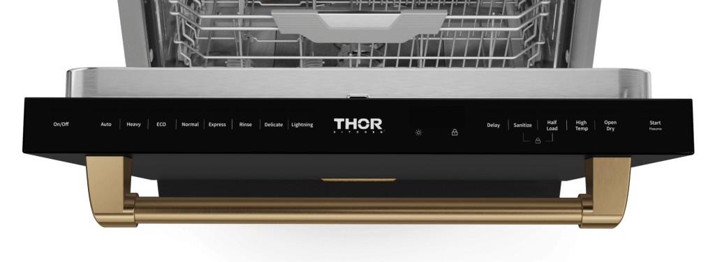 Thor Kitchen DW24X8BA00BRZ 24 Inch Dishwasher Matte Black/Bronze Gordon Ramsay Series - Dw24X8Ba00-Brz