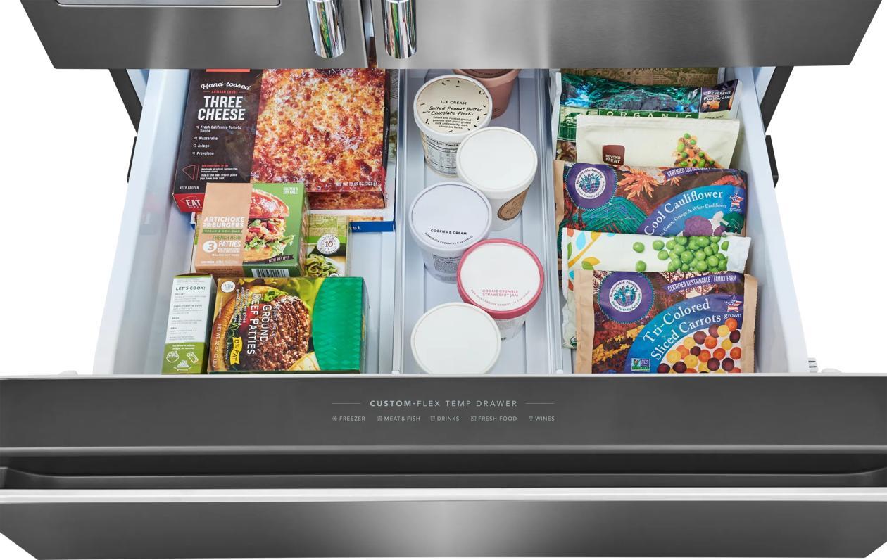 Frigidaire PRMS2790BF 26 Cu. Ft. Standard-Depth 4-Door French Door Refrigerator
