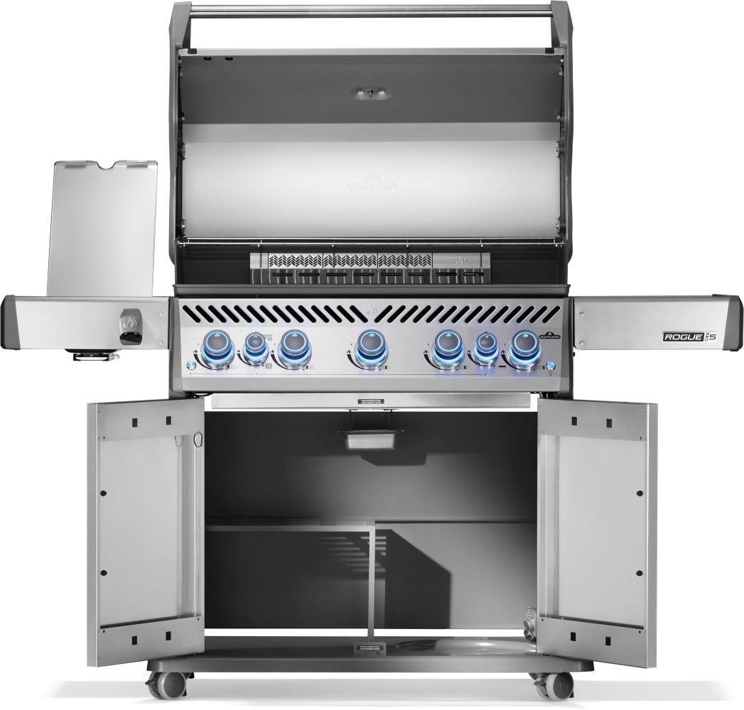 Napoleon Bbq RPS625RSIBNSS2 Rogue Pro-S 625 Rsib With Infrared Side And Rear Burner , Natural Gas, Stainless Steel
