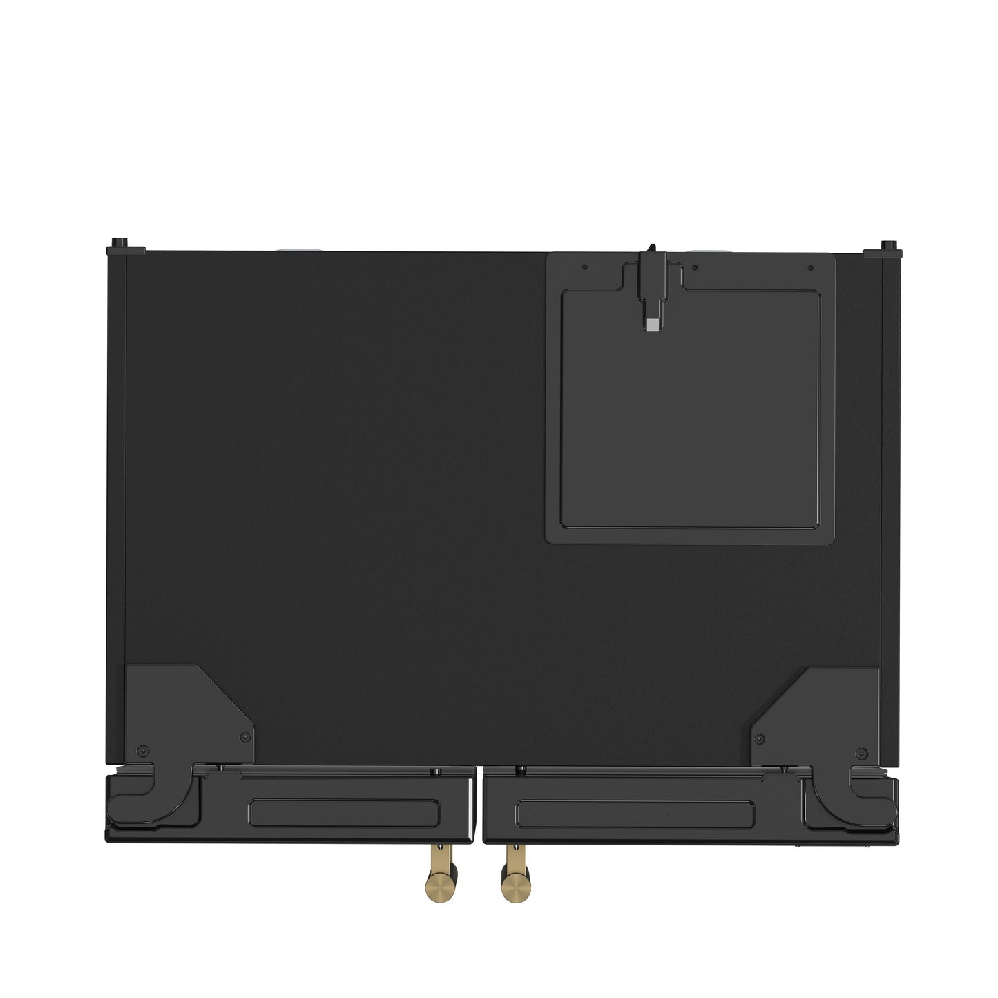 Forno FFRBI180533BLK Forno Salerno Espresso 33-Inch Black Side-By-Side Refrigerator, 15.6 Cu. Ft., Energy-Efficient, No Frost, Modern Design
