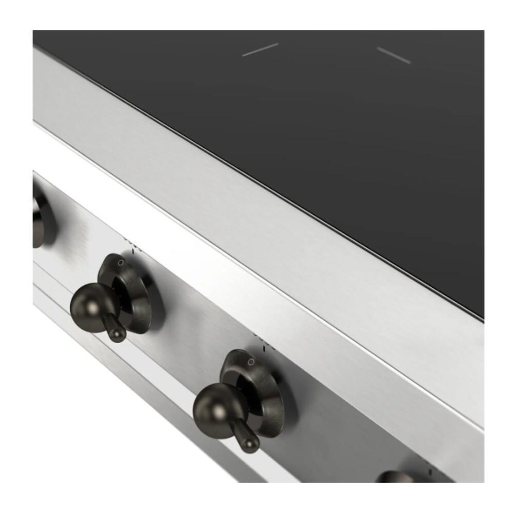 Ilve UHCPI366NSSB Ilve Uhcpi366Nssb Nostalgie Ii 36 Inch Built-In Induction Rangetop With 6 Elements (Burnished)