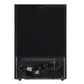 Forno FWCDR666524BLK Forno Frescolino 24 Inch Beverage Cooler, Black With Antique Brass Handles, With Led Lighting, Triple Glass Door, 188 Can Capacity, Built-In Or Freestanding