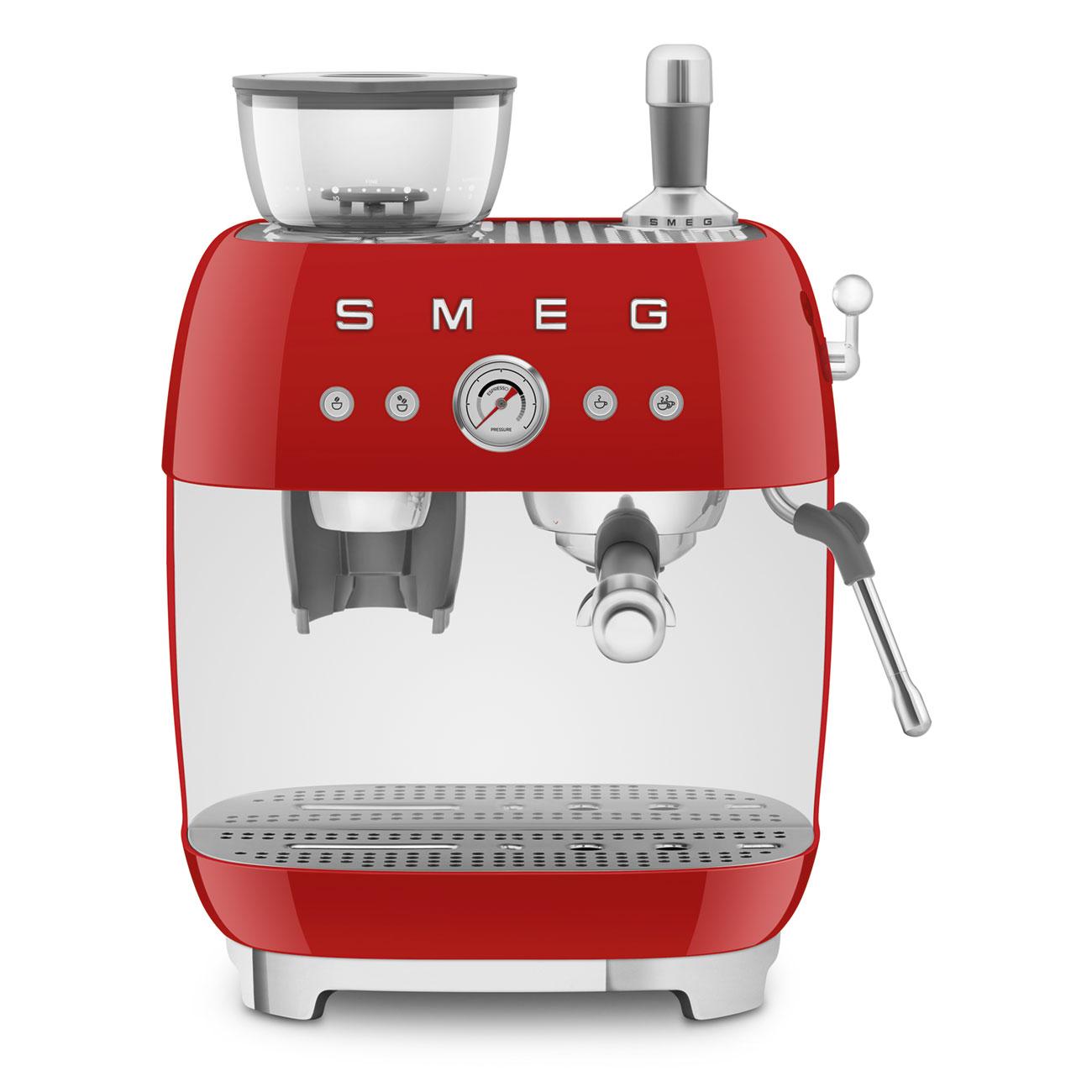 Smeg EGF03RDUS Espresso Coffee Machine Red Egf03Rdus