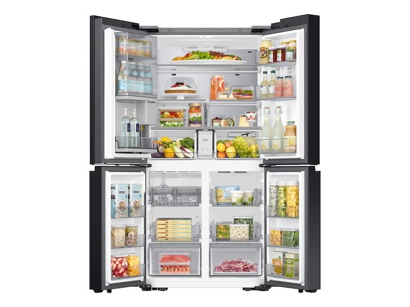 Samsung RF23DB970012 Bespoke Counter Depth 4-Door Flex™ Refrigerator (23 Cu. Ft.) With Beverage Zone™ And Auto Open Door In White Glass