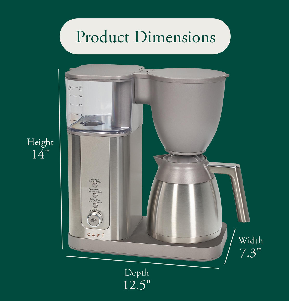 Cafe C7DTB11ZS1 Café™ Specialty Drip Coffee Maker