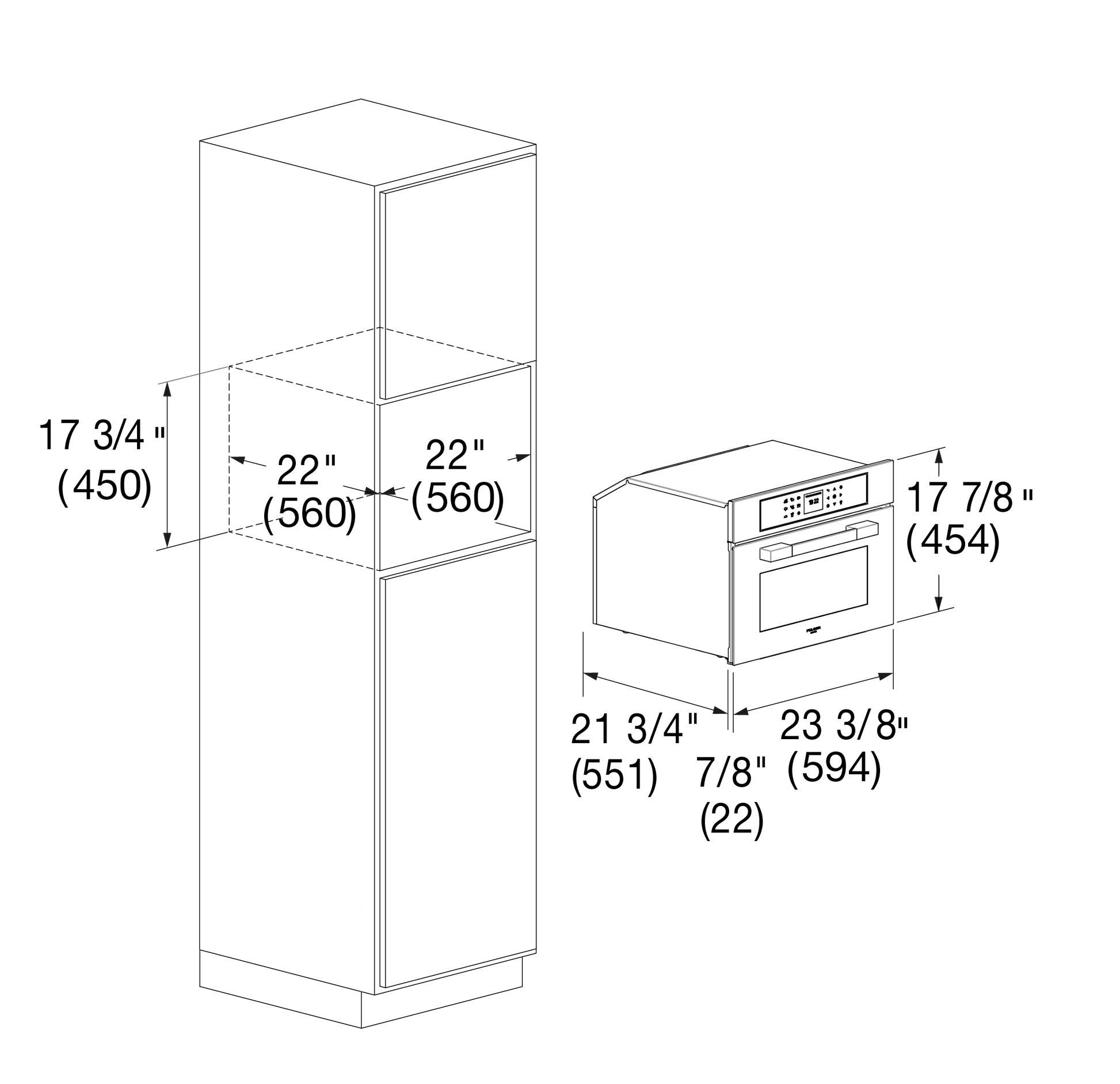 Fulgor Milano F7MSPD24S1 24" Combi Speed Oven