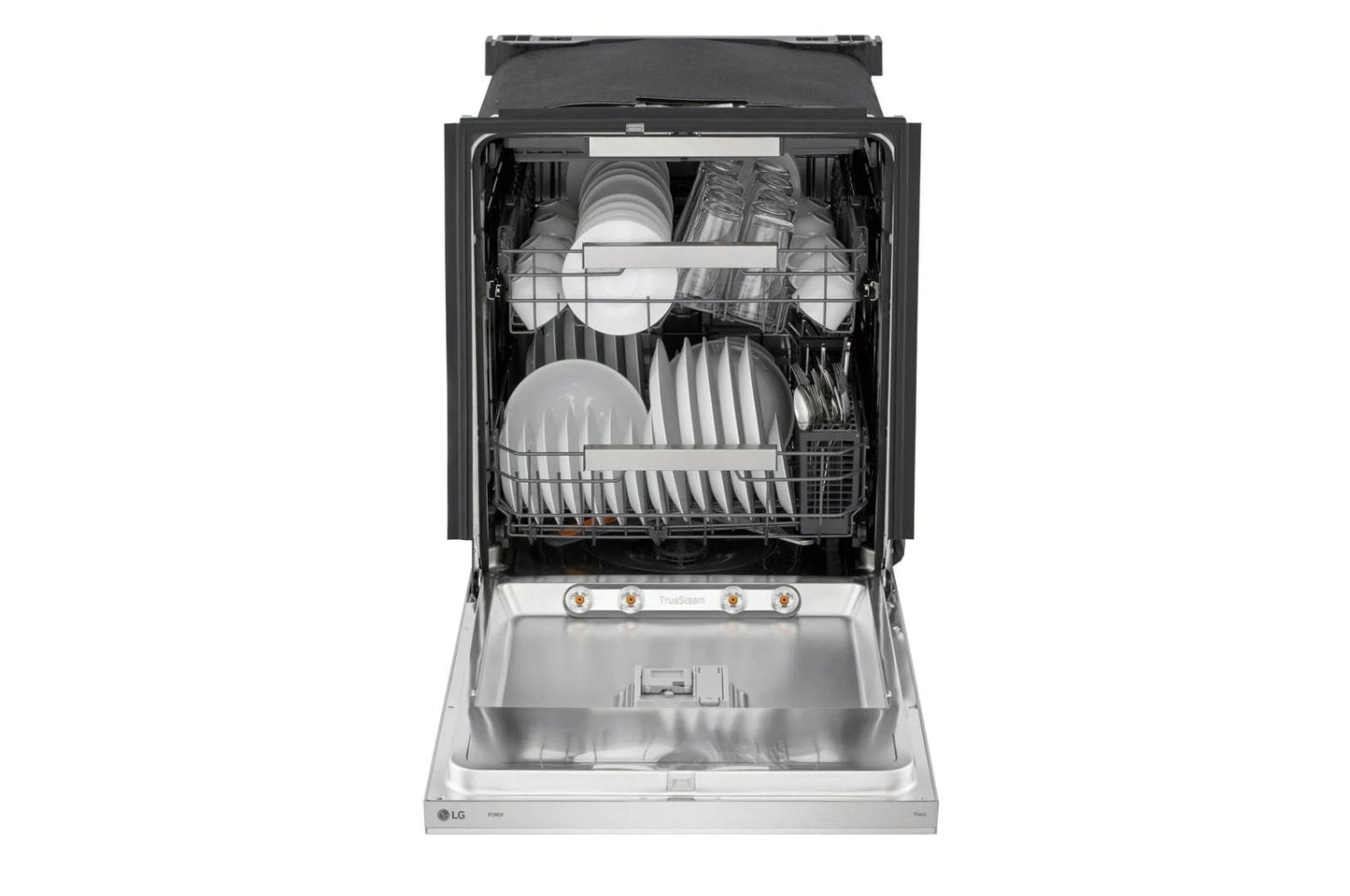 Lg LDNPH753S Smart Flushfit™ Top Control Dishwasher With 1-Hour Wash & Dry, Quadwash® Pro, Truesteam® And Dynamic Heat Dry™ W/Autovent Dry™