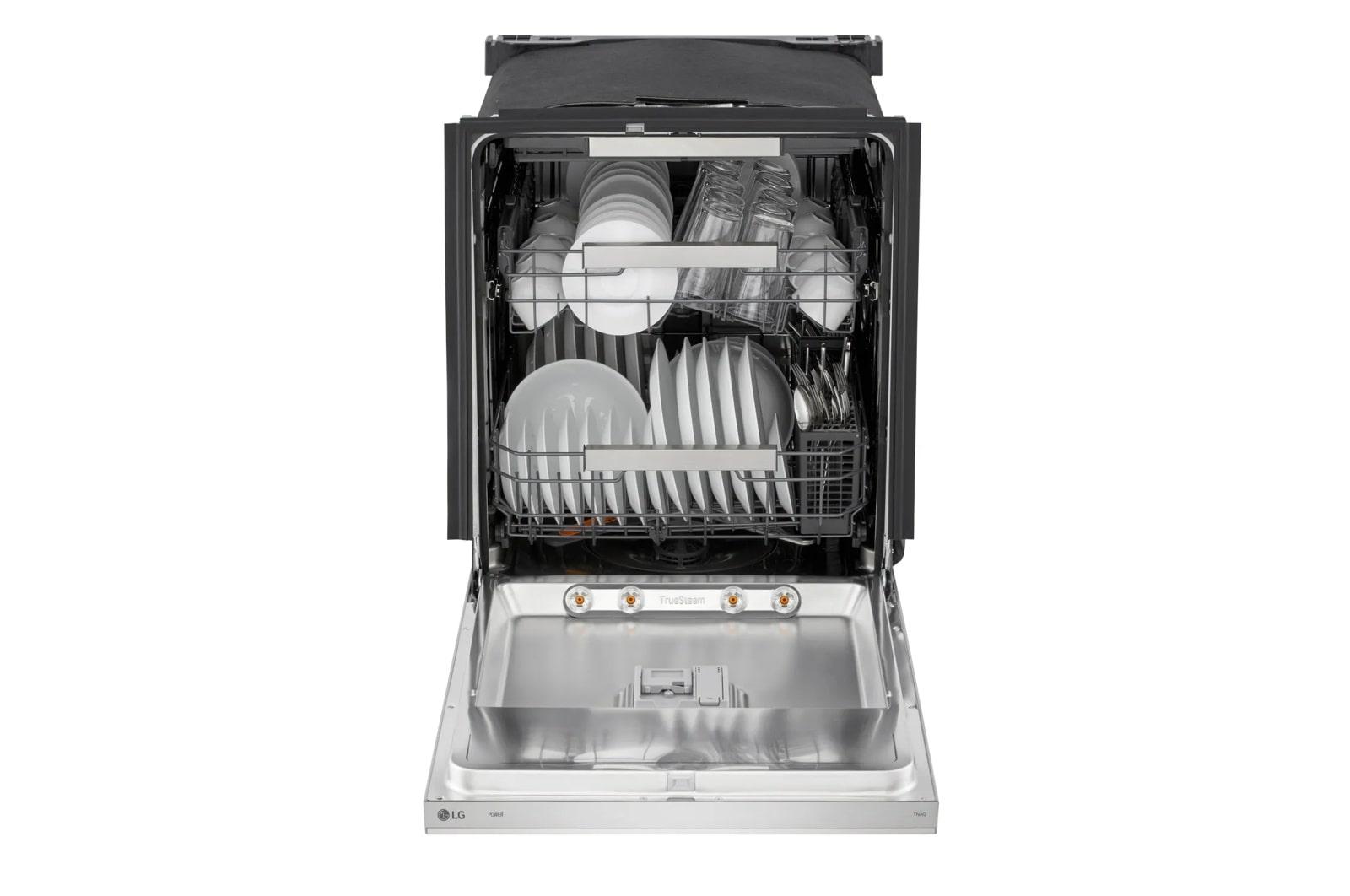 Lg LDNPH753S Smart Flushfit™ Top Control Dishwasher With 1-Hour Wash & Dry, Quadwash® Pro, Truesteam® And Dynamic Heat Dry™ W/Autovent Dry™